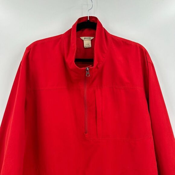 DULUTH Men's Red Bogey Windshirt 2.0 Outdoor Windbreaker Pullover Large Tall - Picture 5 of 7